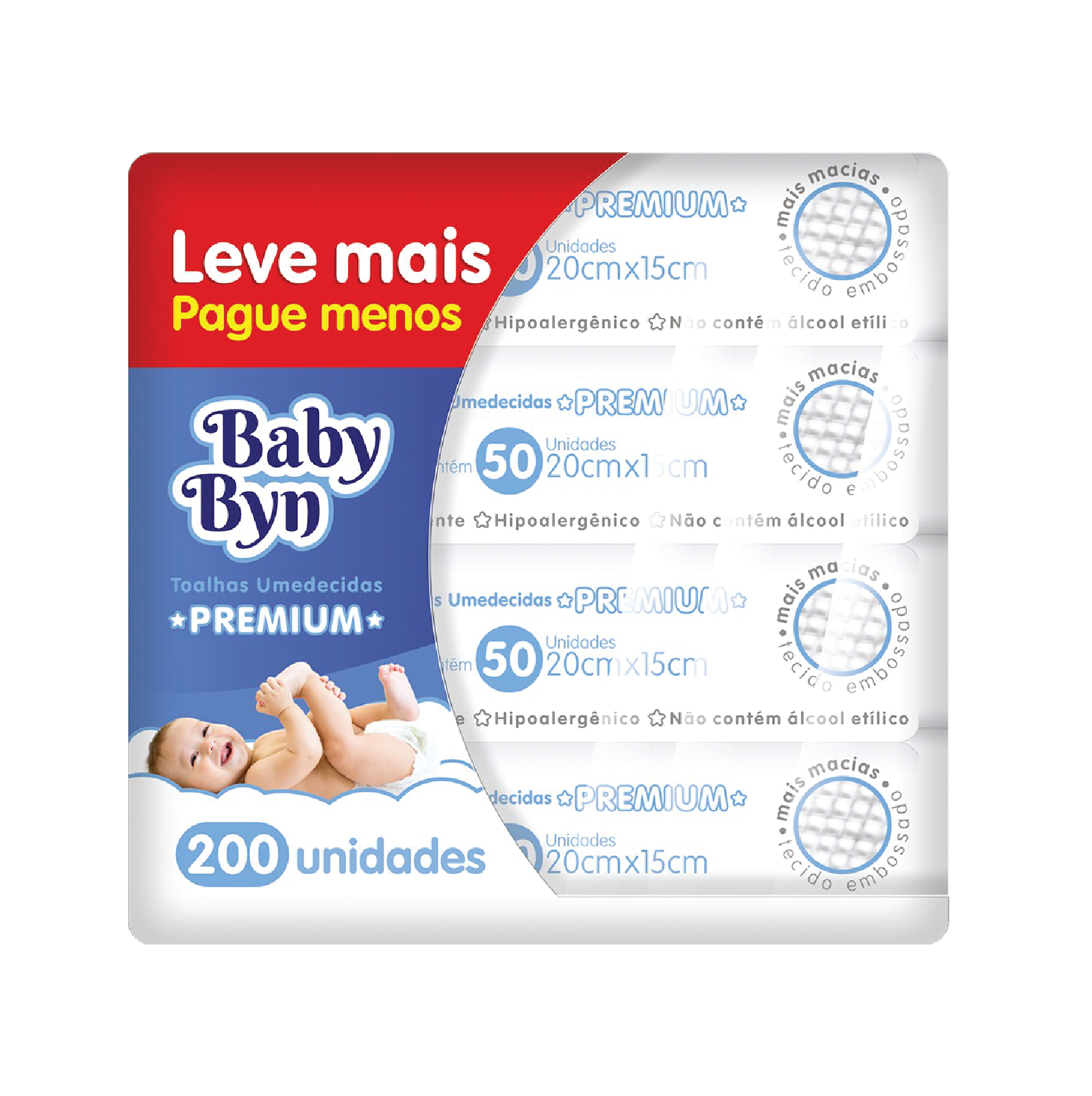 Baby Byn Pack 200 Folhas